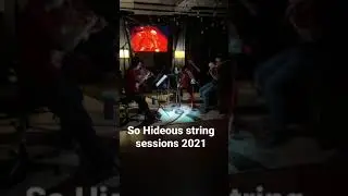 our good friends laying down string for yet another session at Backroom. Beautiful work.