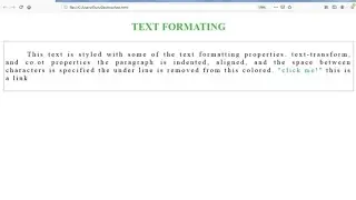 css Text formatting lesson:13(part-1)