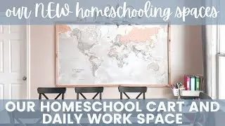 Our Daily Work Homeschool Spaces | Good and Beautiful Storage