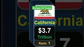 Richest US States #shorts #youtubeshorts