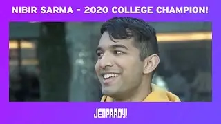 Winners Circle: Nibir Sarma is the 2020 College Champion! | JEOPARDY!