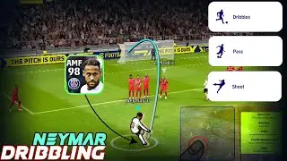 Dribble with POTW Neymar| Dribble | double touch | flip flap #efootball2023