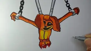 How To Draw Dogday Dead In Poppy Playtime Chapter 3