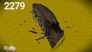Как изменится  Корабль Британник под водой за 500 лет?