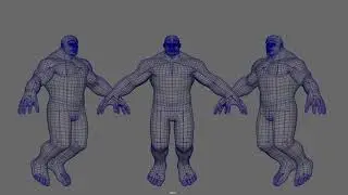 Hulk Body Rig Skinning Maya  #hulk #rigging #maya #skinning #rigs #mayarigging