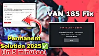 How To Fix VAN 185 Error In VALORANT (2024) | Valorant Error Code: VAN 185 FIX - Full Guide (2024)