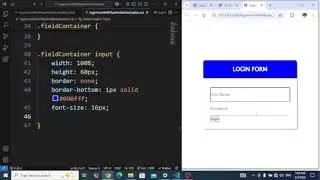 Login Form with Placeholder Text Animation