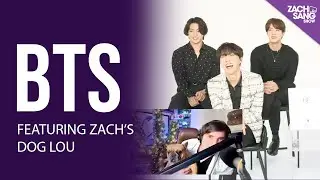 Zach's Dog Lou Crashes Our BTS Interview!