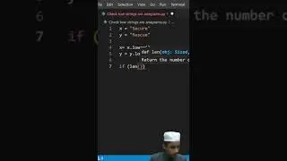 Check two strings are anagrams using python 