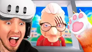 ATTACKING Granny From Secret Room - I Am Cat VR