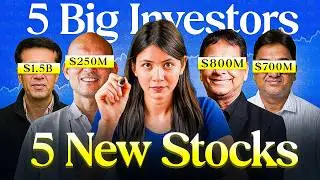 5 Stocks picked by 5 Top Investors & Why - Full Breakdown