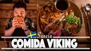 COMI CARNE DE URSO RESTAURANTE COMIDA TIPICA VIKING VIAGEM SUECIA ESTOCOLMO, O QUE FAZER? Lu Yoshi