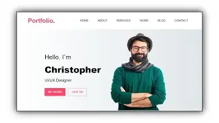 Personal Portfolio Website Using html and css only