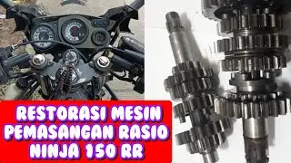 PROSES RESTORASI NINJA RR HITAM TAHAP RAKIT RASIO