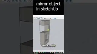 mirror object in SketchUp 