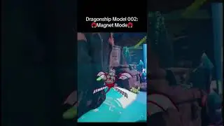 Dragonship Model 002: 🧲Magent Mode🧲  #unrealengine5 #gamedev #artist #gameartist #fypシ #cozygames