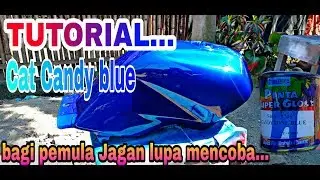 Tutorial cat Candy tone biru || bagi pemula