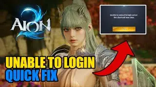 How to Fix “Unable to Connect to Server” in AION 2