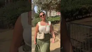 Im in SPAIN🤍🇪🇸#shorts #europe #summer #trending #ootd #viralvideo #sagradafamilia #barcelona #sun