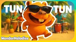 Capibara Tun Tun 🎵 La Canción OFICIAL del Capibara | Canciones Infantiles para Bailar