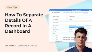 How to Separate the Details of a Record In A Dashboard