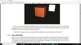 OpenGL   LearnOpenGL COM   Lighting   Part 4   Diffuse   still working on it   Visual Studio 2017