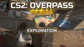 CS2: Overpass Exploration! #csgo #cs2