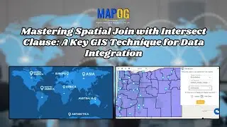 Mastering Spatial Join with Intersect Clause in GIS | Map Analysis 