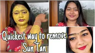 Quickest way to remove Sun Tan ☺️ #homeremedies #tanremoving #vismayasebastian #beautytips