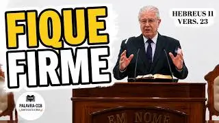 SANTO CULTO A DEUS PALAVRA DE HOJE 21/7/26 / DEUS HONRA QUEM PERMANECE FIRME | Hebreus 