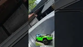 Tesla Cybertruck breaking more necks then SUPERCARS 😳