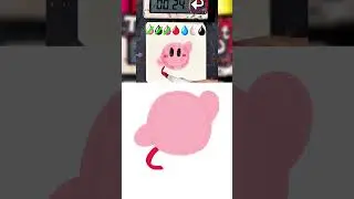 Drawing Kirby in 40Sec (Remake by xunyu) 
