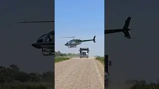 Crop duster and a Truck #cropduster #cropfarmer #homestead #helicopter