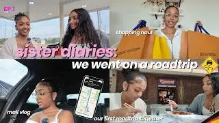 we went on a road trip + mall shopping vlog & haul 🛍️ | sister diaries