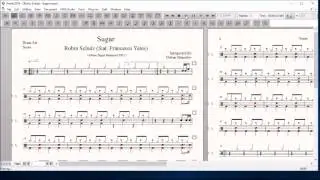 Drum Score World - Robin Schulz - Sugar (Sample)