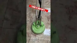 Black to white grout cleaning! Holy moly! #cleaning #shorts #omg #tilecleaning