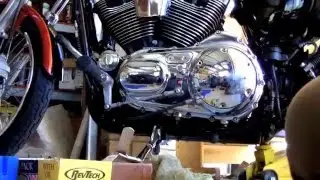 Harley Davidson Sportster Clutch Cable replacement + Reducing Transmission Clunk!