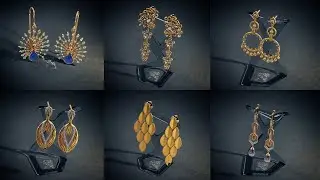Latest gold Earrings Drops designs with WEIGHT and PRICE | Gold Earring Drops designs #Indhus