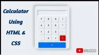 How to Make Calculator in Html and Css || Calculator in Html || CSS Calculator