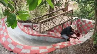 Build A Swimming Pool For Children In Remote Villages, Fun Bathing For Children In My Village