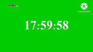 VTV11 time signal 18h green screen