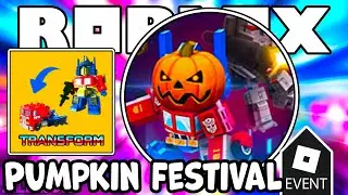 [LUOBU ИВЕНТ] КАК ПОЛУЧИТЬ PUMPKIN FESTIVAL BADGE в 🤖TRANSFORMING TOY SIMULATOR🚙 | РОБЛОКС | #ROBLOX