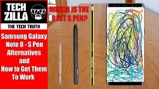 Samsung Galaxy Note 8 S Pen Alternatives and Tutorial (4K)