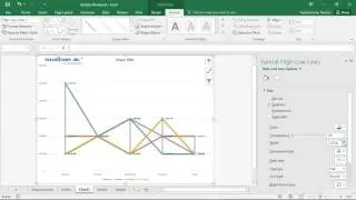Formatting Drop and High Low Lines in Excel