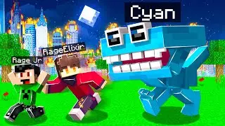 We Found CYAN Rainbow Friends in Minecraft!