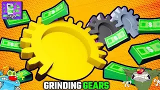 Oggy Using Gears to Manufacture 1 Million Dollar in Grinding Gears Game | With Jack | Oggy Game