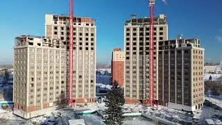 ЖК Рафинад в декабре 2023 г. Видеоотчет от застройщика Стрижи
