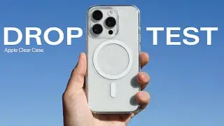 Apple iPhone 15 Pro Clear Case - Drop Test!