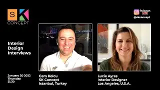Interior Design Interviews / Cem Kolcu - Lucie Ayres / Interior Designer / Instagram Lıve