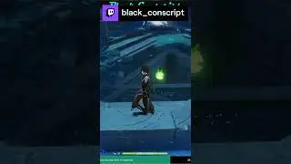 JOJO в Геншине, ч.2 #twitch #shorts #twitchstreamer #black_conscript #genshin #jojo #fun